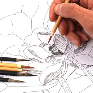 Ensemble de stylos à pointe fine pour aquarelle, peinture chinoise, dessin de lignes méticuleuses, peinture à la main pour débutants - Product Image 3