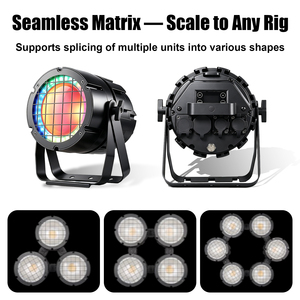 ไฟ LED Blinder 300W IP67 DMX512 RDM เชื่อมต่อได้ สำหรับงานกลางแจ้ง คอนเสิร์ต ทัวร์ งานแต่งงาน เทศกาล อีเว้นท์ ดีเจ มืออาชีพ - Product Image 4