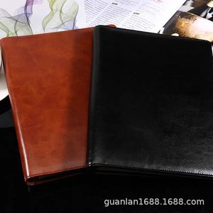Carpeta de Papel de Alta Gama con Cierre, Bloc de Notas de Hojas Sueltas, Carpeta Multifuncional para Gerentes, Estuche de Almacenamiento Universal para Negocios, A5 - Product Image 2