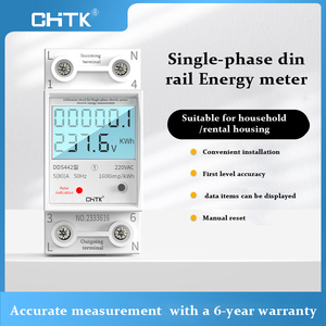2024 New dụng cụ điện 2P loại <span class=keywords><strong>DIN</strong></span> đường sắt năng lượng <span class=keywords><strong>Meter</strong></span> kWh <span class=keywords><strong>Meter</strong></span> cho <span class=keywords><strong>DIN</strong></span> đường sắt kWh Điện Thông Minh Kỹ thuật số <span class=keywords><strong>Meter</strong></span> - Product Image 3