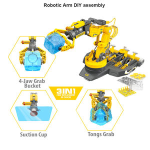 Montaje DIY 220 Uds máquina de bloques STEM 3 en 1 Brazo robot de vástago juguetes brazo robótico hidráulico juguete científico - Product Image 2