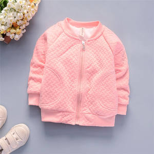 Abrigo para niña de 0 a 4 años, ropa gruesa de algodón de alta calidad para otoño, terciopelo con cremallera, ropa de invierno para niños, chaquetas cálidas para niños - Product Image 3