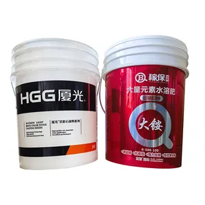 High quality Custom IML in mold label for plastic paint bucket plastic container