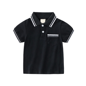 T-shirt Polo en Coton Durable à Manches Courtes pour Garçons – Confort et Mobilité Quotidiennes - Product Image 1