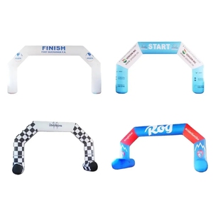 Vente en gros pas cher promotion avec logo personnalisé arche gonflable décorative extérieure arche gonflable publicitaire avec souffleur d'air - Product Image 6