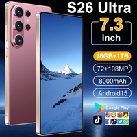 Dernier Smartphone S26 Ultra 5G Pas Cher, Téléphone Portable S26Ultra Double SIM Version Globale