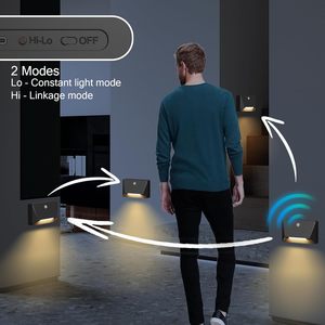USB Rechargeable LED Wall Lamp Sensor Control Black Plastic Minimalist Design 2700K Warm White <b>Light</b> Wall Mounted for Bedroom - Product Image 3