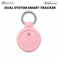 Traceur intelligent double système BLE pour localiser les objets, compatible avec Apple Find My et Google Find Hub, étanche IP67, anti-perte pour clés