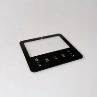 Panneau en verre ultra-blanc trempé de forme personnalisée, impression sérigraphique, verre perforé, plaque Gorilla