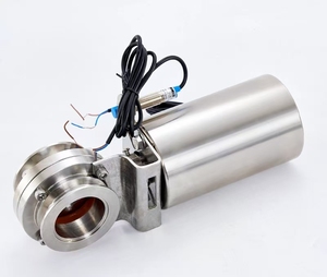 Dairy/Beverage Industry Stainless Steel Pneumatic <b>Quick</b> Install With Feedback Cable 1/2"-4" Product Selling Points Material Full - Product Image 3