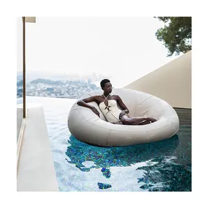 AJUNION wasserdicht Bean Bag Sofa aufblasbarer Stuhl Air Sofa Wasserschlafsofa Aussenbereich Pool Lounge Air Sofa