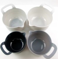 Gadget de cuisine bols à mélanger antiadhésifs pour la maison ensemble de 4 bols à salade en plastique imbriqués