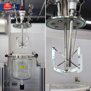 Machine de mélangeur émulsifiant de laboratoire homogène sous vide de crème cosmétique à petite échelle 5L 10L 20L 30L - Product Image 3