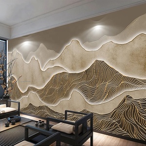 Carta da Parati di Alta Qualità su Misura Dipinti Paesaggistici 3D Murales per Design del Soggiorno - Product Image 4