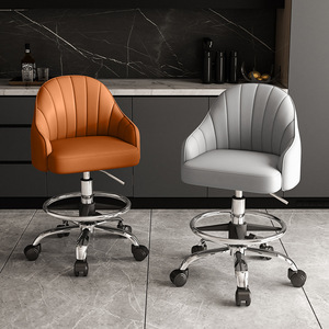 Beauty Home Hair Salon <b>Stool</b> Back Chair Barber Shop Lift Rotate Pulley Beauty Salon Manicure Beauty Salon - Product Image 2