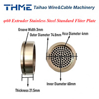 THME Paket Saringan Ekstruder Multi-Layer Kustom, Filter Disc Jaring Kawat Presisi, Mesin Ekstrusi Kabel Filter Cairan