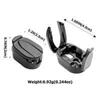 Mini outil de ramassage de balle de Golf à griffes rétractables pour poignée de putter