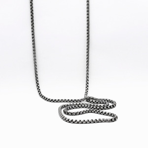 yunnique Stainless Steel <b>Necklace</b> <b>Chain</b> 5.0mm Square Geometric Unisex Everyday Wear Jewelry - Product Image 4