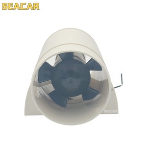 Ventilador de Extracción de Flujo Axial Seacar, de Plástico Blanco, para Montaje en Pared, Uso Marino en Embarcaciones - Product Image 1