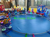 Train sans rails en plein air pour enfants et adultes, train électrique en acier pour la maison, l'école, le centre commercial, le parc à thème, utilisation pour les parcs