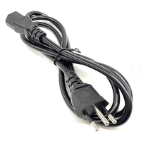 Nouveau câble d'alimentation en gros pour usine, câble isolé en PVC avec fiche de moniteur, extrémité de câble à 3 brins pour instrument de musique