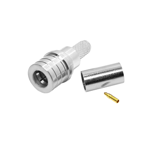 יצרן ספקי <span class=keywords><strong>qma</strong></span> זכר מחבר תקע crimp עבור bjr195 rg58 rg200 rg400 rg140 rf coaxial מחבר כבל קואקסיאלי Rf במלאי - Product Image 1