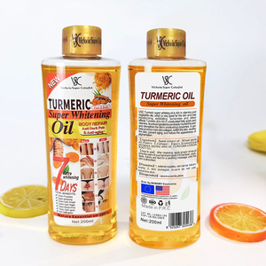 Aceite Corporal Blanqueador de 200 ml de Marca Privada para el Cuidado de la Piel, Reparación Corporal, Masajes, Antimanchas Oscuras, Súper Blanqueador con Cúrcuma - Product Image 5