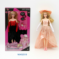 Jouets de poupées sirènes pour filles, jouets pour enfants, ensemble de poupées de mode princesse avec une belle robe de poupée