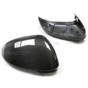 Cubiertas de Espejos Retrovisores de Fibra de Carbono Real para Volkswagen VW Golf 8 MK8 R-Line GTI 2020-IN - Product Image 3