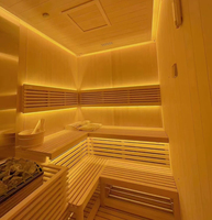 Penjualan terlaris persediaan pabrik dalam ruangan Sauna kering tradisional ruang Sauna untuk 3-4 orang penggunaan