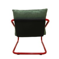 Nordischer Leinen Zeitgenössischer Tragbarer Umweltfreundlicher Loungesessel Einzelsitzer-Sofa Wollmischgewebe Bequemer Sessel für Schlafzimmer