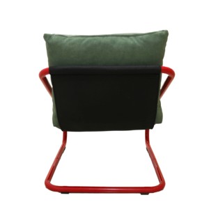 كرسي استرخاء عصري محمول صديق للبيئة بتصميم نوردي، أريكة فردية من نسيج مزيج الصوف، كرسي كسول للغرفة - Product Image 2