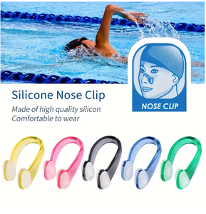 Bouchons de <span class=keywords><strong>nez</strong></span> en silicone étanches pour la natation, protection pour débutants et entraînement - Offre Spéciale - Product Image 1