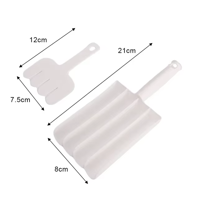 Cuatro filas de blanco.