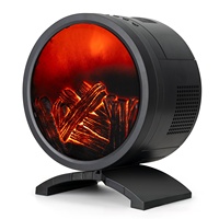 Diffuseur d'aromathérapie ultrasonique, humidificateur, flamme de cheminée LED, télécommande, haut-parleur, alimentation USB, capacité de 200 ml, usage domestique