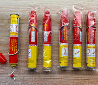 En gros, Feu d'artifice torche à signalisation BV008, Fumigène rouge, Torche de signalisation, Feu d'artifice portatif HUASAI, Pétard de signalisation