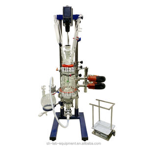 Reactor químico biorreactor de laboratorio, 1L, 2L, 3L, 5L, con enfriador y bomba - Product Image 4