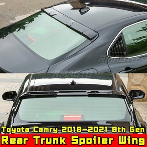 Pour Toyota Camry 2018-2021 8ème Génération Aileron de coffre arrière Aileron de toit arrière Kit carrosserie Accessoire automobile - Product Image 6