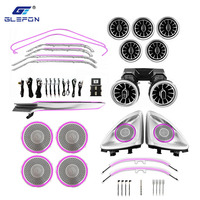 Kit de Accesorios de Iluminación Ambiental de 64 Colores para Mercedes Benz W205 C63 C43 C300 GLC X253, Mejora del Interior