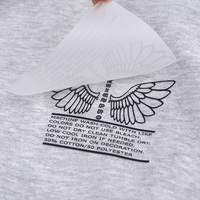 2025 mode fer sur étiquette de vêtements autocollant en vinyle de transfert de chaleur Logo personnalisé pour t-shirts