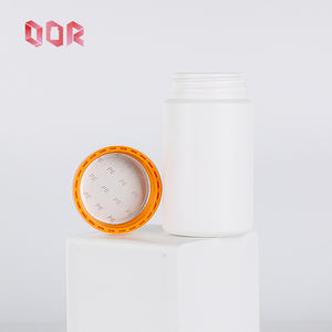 Plástico blanco colorido directo de fábrica para píldora tarro de HDPE de doble cubierta para suplemento personalizado para botellas de cápsula de nuevo diseño - Product Image 3