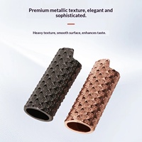 Étui à briquet en métal Creative Jiaxin Wh-2229, finement sculpté, coque épaissie résistante à la pression, design compact, exquis et portable