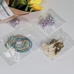 Huamaohengchun4" X 6"(100 Count) <b>Small</b> 2 Mil Clear Plastic Reclosable Zip Bags for Photo Jewelry Bakery Party FavorsFood Storage - Product Image 5