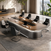 Table de conférence modulaire avancée, moderne et simple, pour salle de réunion, réception, grande table de formation, de négociation, bureau, hôtel
