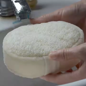 Éponge exfoliante naturelle ovale pour le corps, brosse de bain, gommage corporel, éponge loofah - Product Image 5