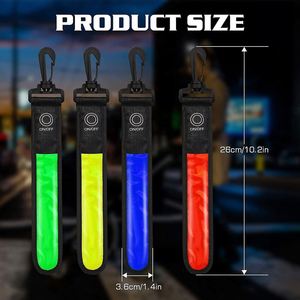 Bracelet LED Réfléchissant - Ceinture de Sécurité Lumineuse Réglable et Élastique pour Course Nocturne et Sports de Plein Air - Product Image 3