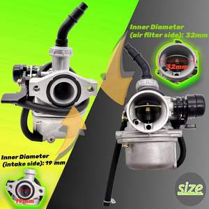 Carburateur PZ19 pour TaoTao Kazuma Baja NST Quad chinois 4 temps ATV Go Kart Pit Dirt Bike <span class=keywords><strong>CRF</strong></span> 50cc 70cc 80cc <span class=keywords><strong>90cc</strong></span> 110cc 125cc - Product Image 2