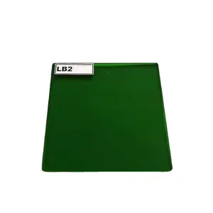 OEM 532nm 50*50*2mm Lb2 Green color glass selective absorption type Band Pass optical filter Lb2 VG11 through green light