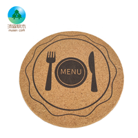 Napperons modernes en liège Sets de table de cuisine écologiques pour la maison Sets de table pour les tables à manger Offre Spéciale Europe pour les restaurants