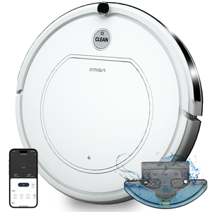 Fmart Smart App-Controlled Robot Vacuum Cleaner With Wet/Dry Mopping & Sweeping for Household Outdoor Garage Use Robot Vacuum Cl - Product Image 2